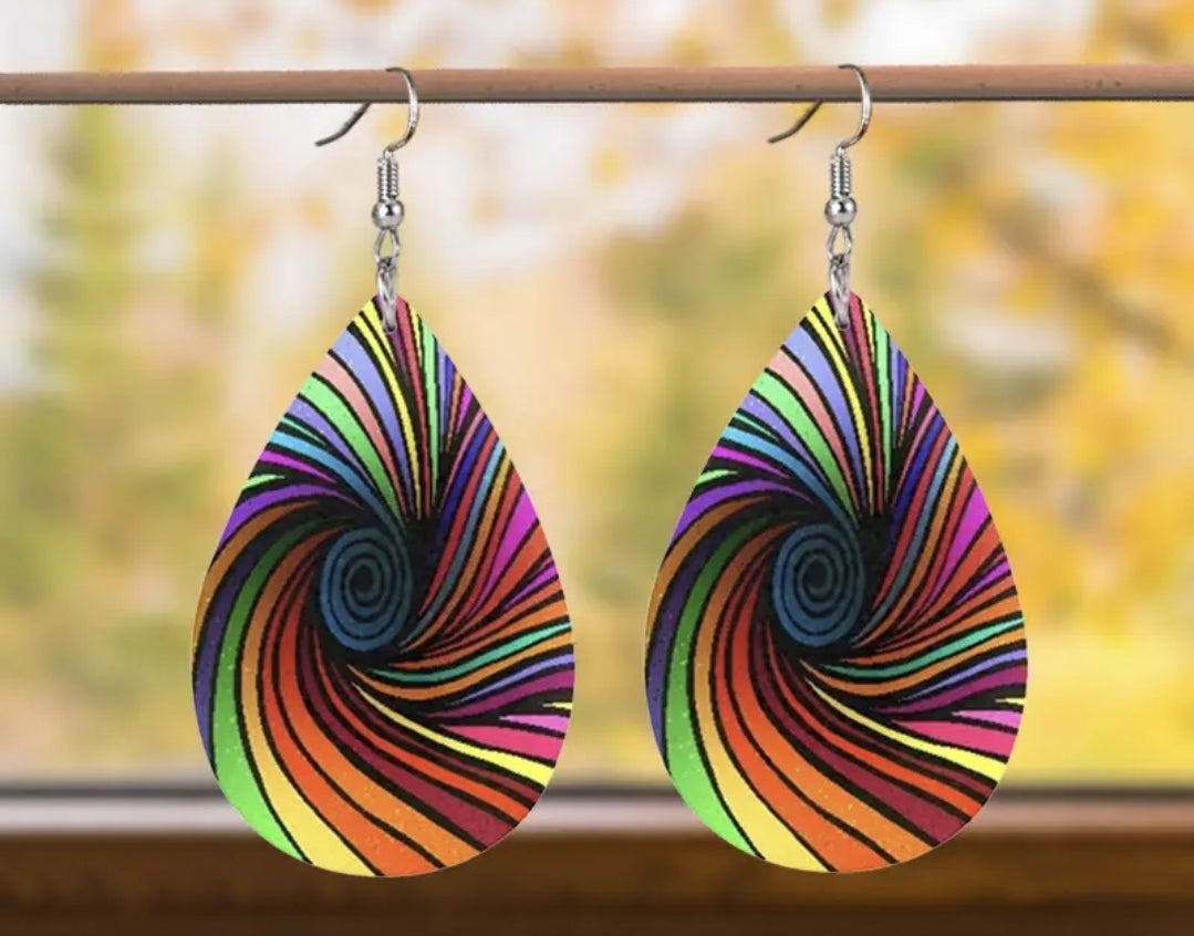 Boucles d'oreilles tourbillon