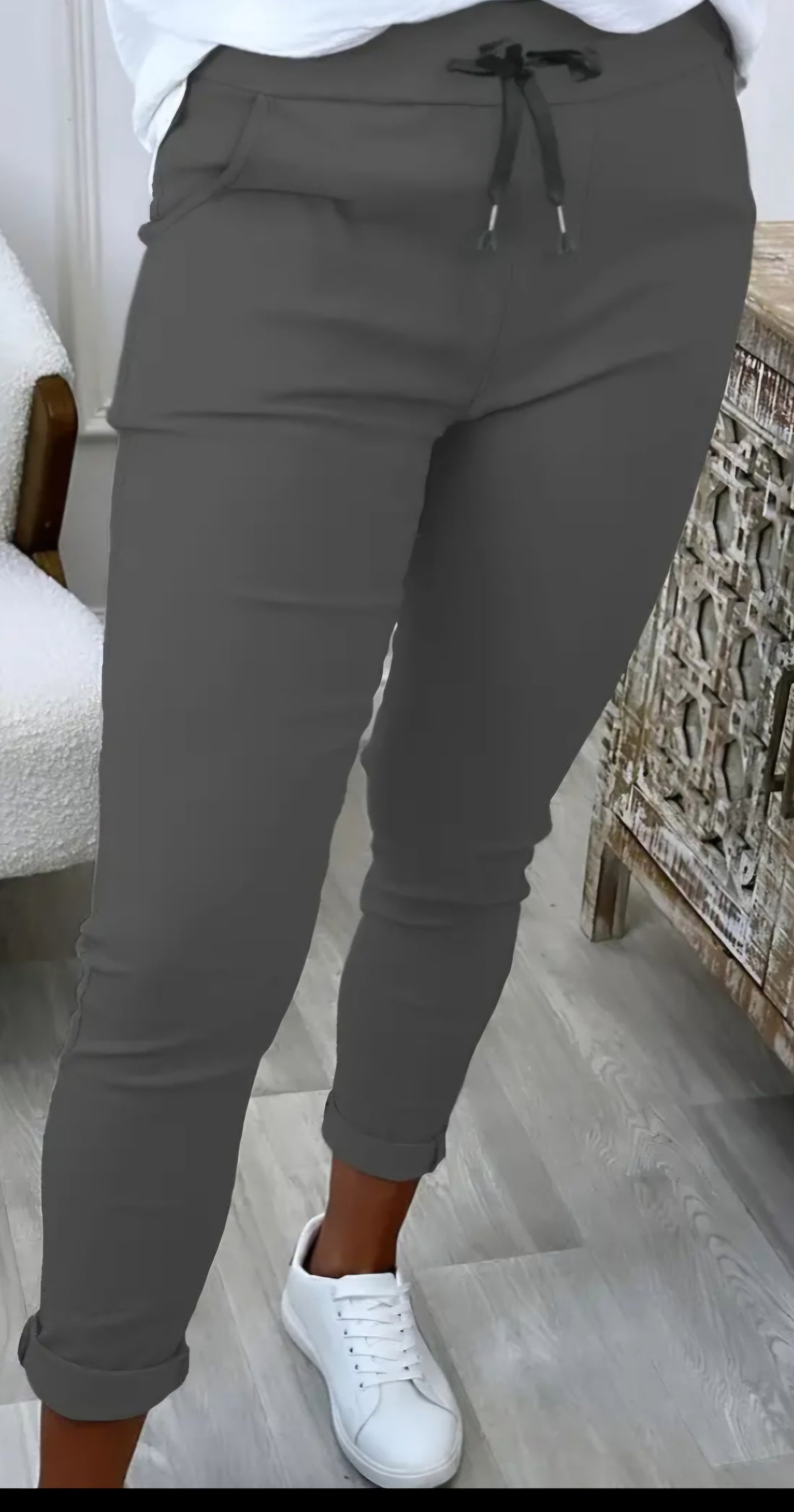 Pantalon taille haute