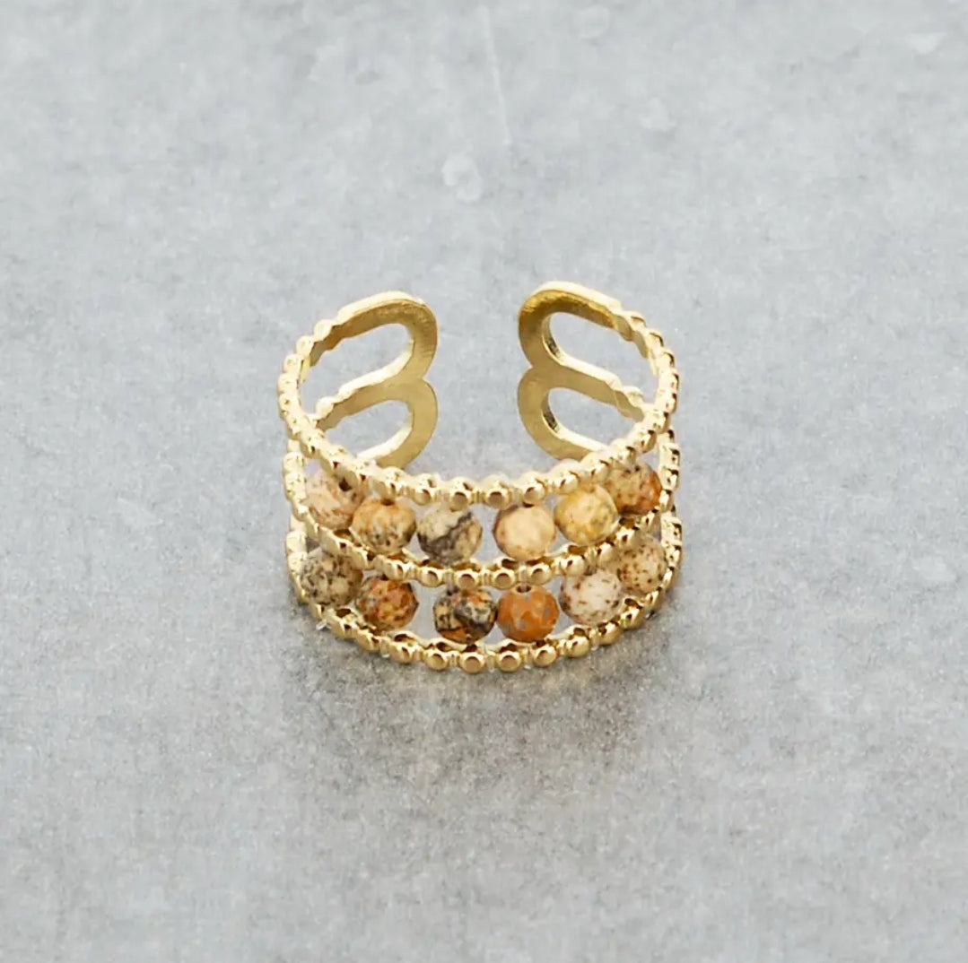 Bague avec pierres