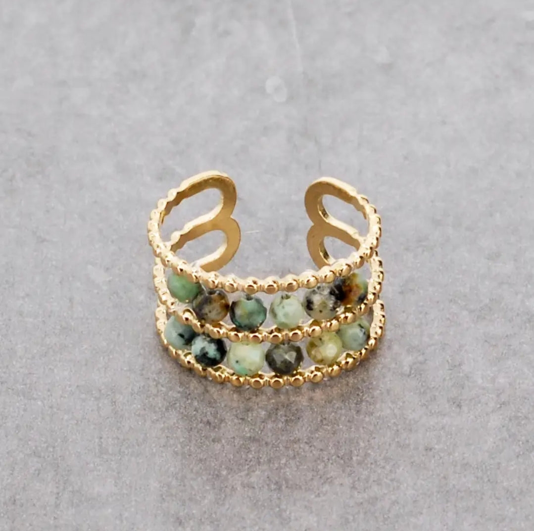 Bague avec pierres
