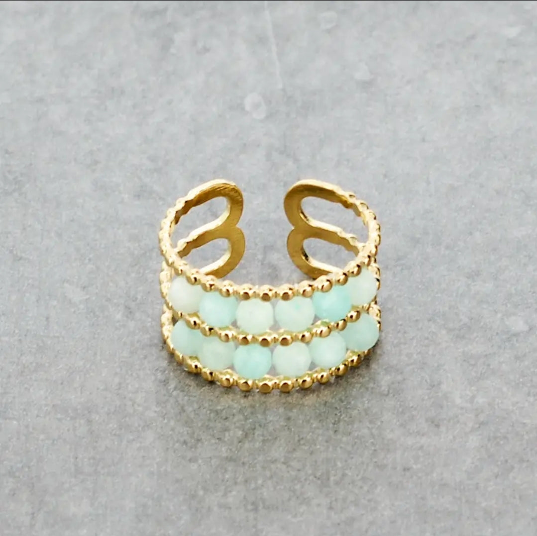 Bague avec pierres