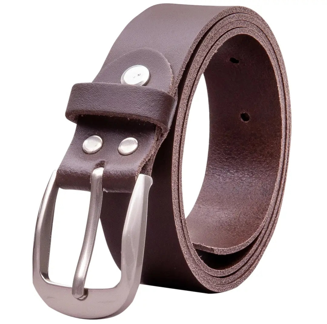 Ceinture 30mm boucle argentée
