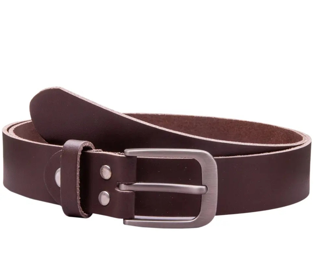 Ceinture 30mm boucle argentée