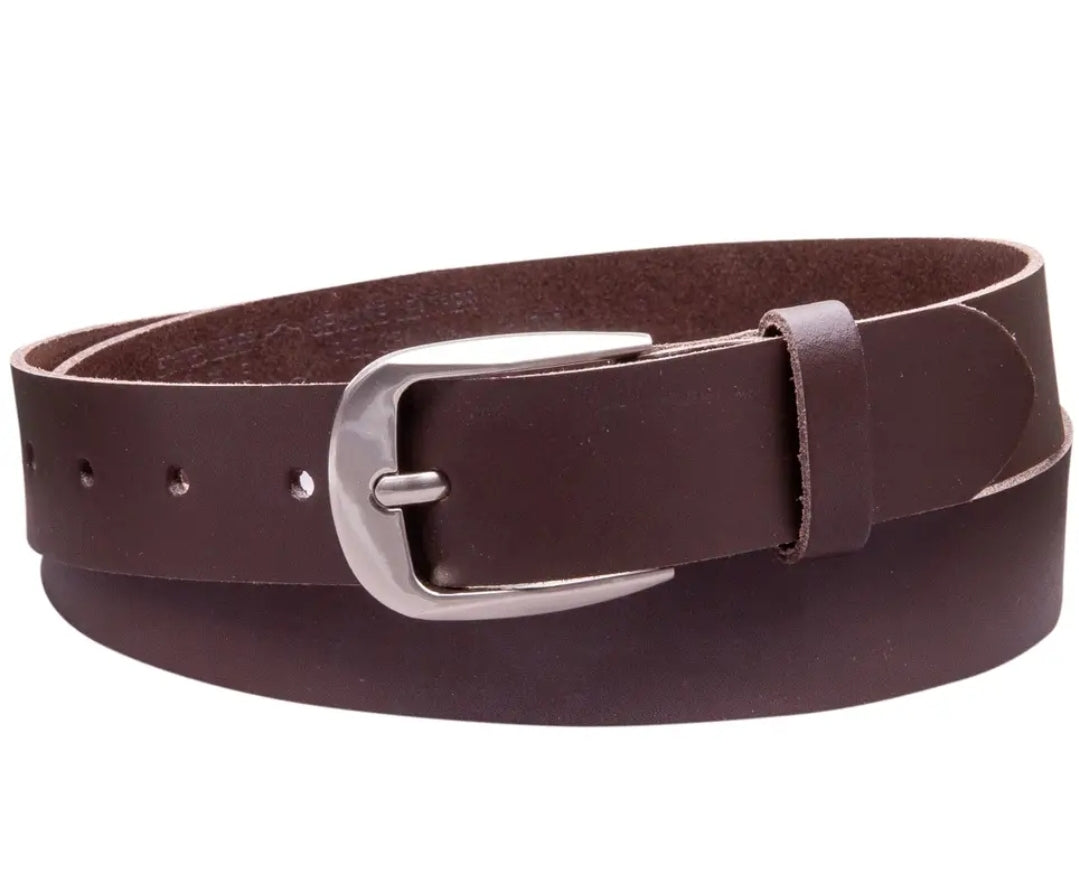 Ceinture 30mm boucle argentée