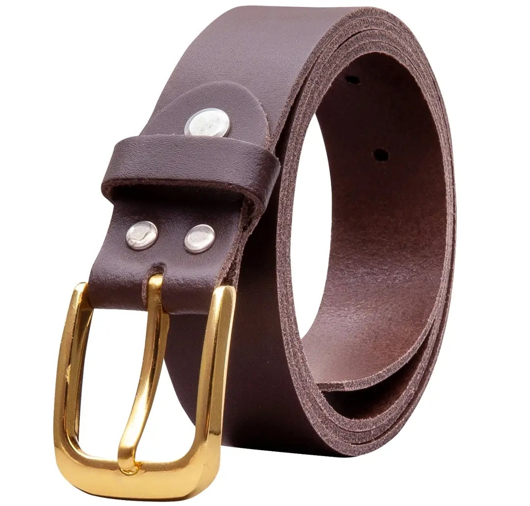 Ceinture 30mm boucle dorée