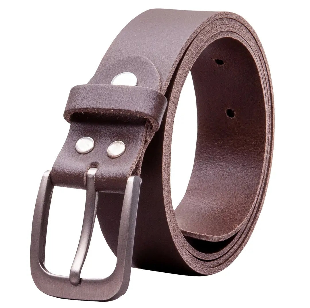 Ceinture 30mm boucle argentée