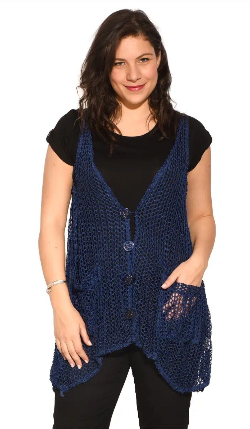 Gilet ajouré
