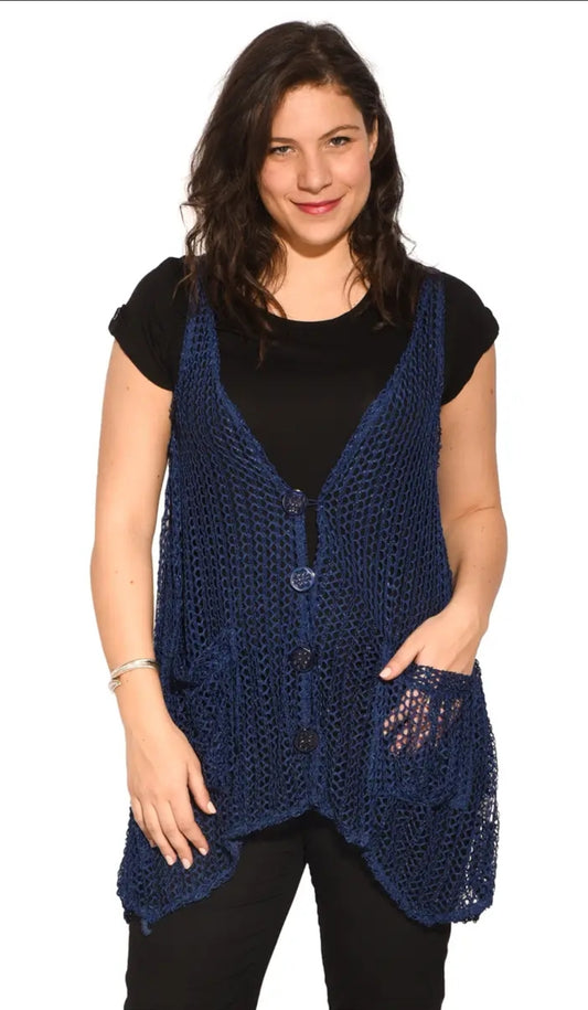 Gilet ajouré