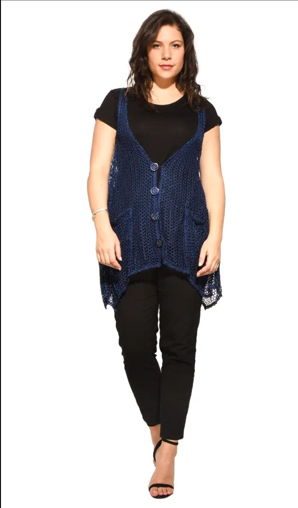 Gilet ajouré