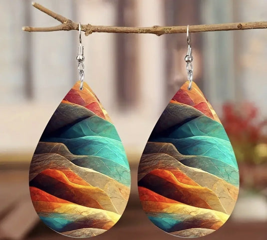 Boucles d'oreilles montagnes