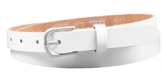 Ceinture 20mm boucle argentée plusieurs coloris