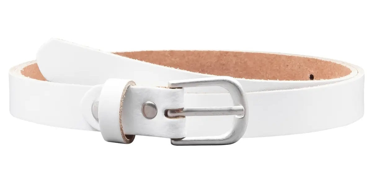 Ceinture 20mm boucle argentée plusieurs coloris