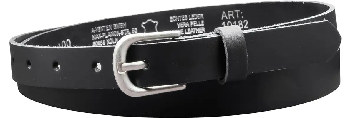 Ceinture 20mm boucle argentée plusieurs coloris