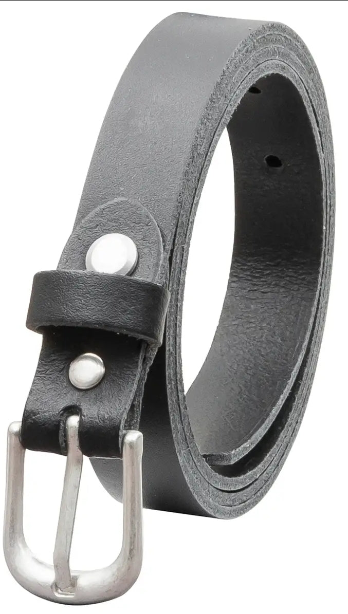 Ceinture 20mm boucle argentée plusieurs coloris