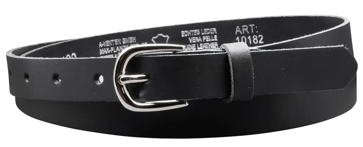 Ceinture 20mm boucle argentée plusieurs coloris