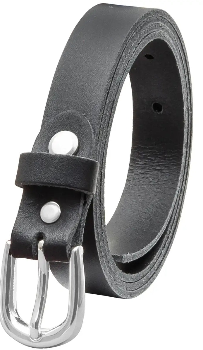 Ceinture 20mm boucle argentée plusieurs coloris