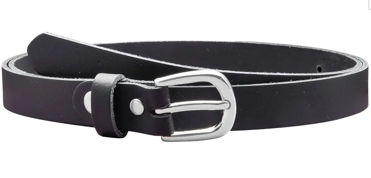 Ceinture 20mm boucle argentée plusieurs coloris