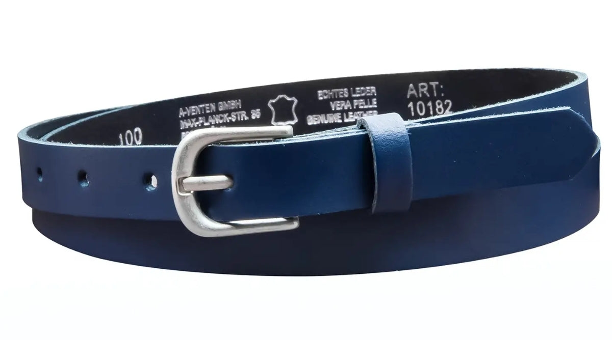 Ceinture 20mm boucle argentée plusieurs coloris