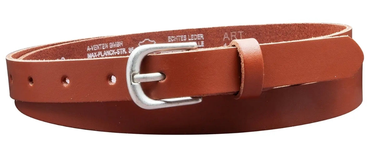 Ceinture 20mm boucle argentée plusieurs coloris