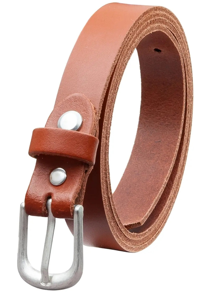 Ceinture 20mm boucle argentée plusieurs coloris