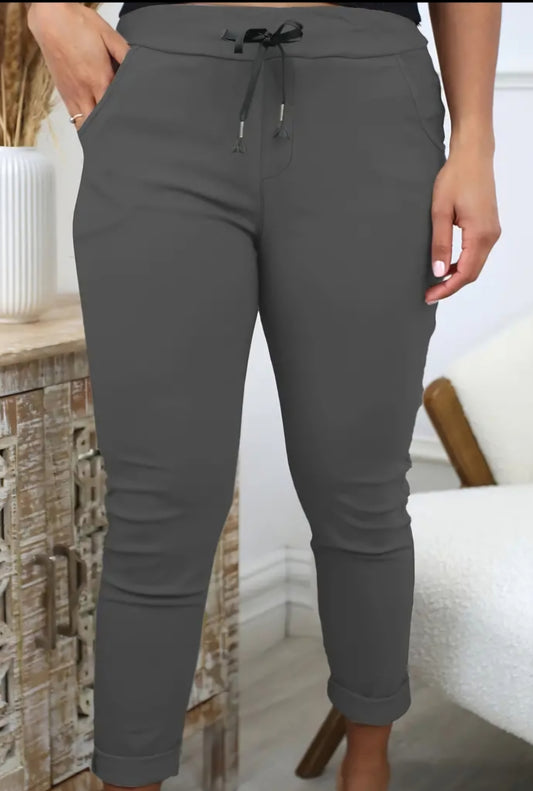 Pantalon taille haute