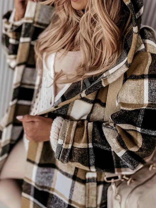 Manteau à carreaux