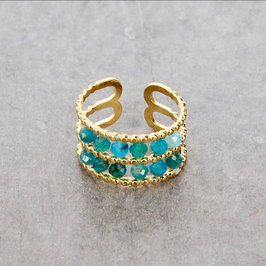Bague avec pierres