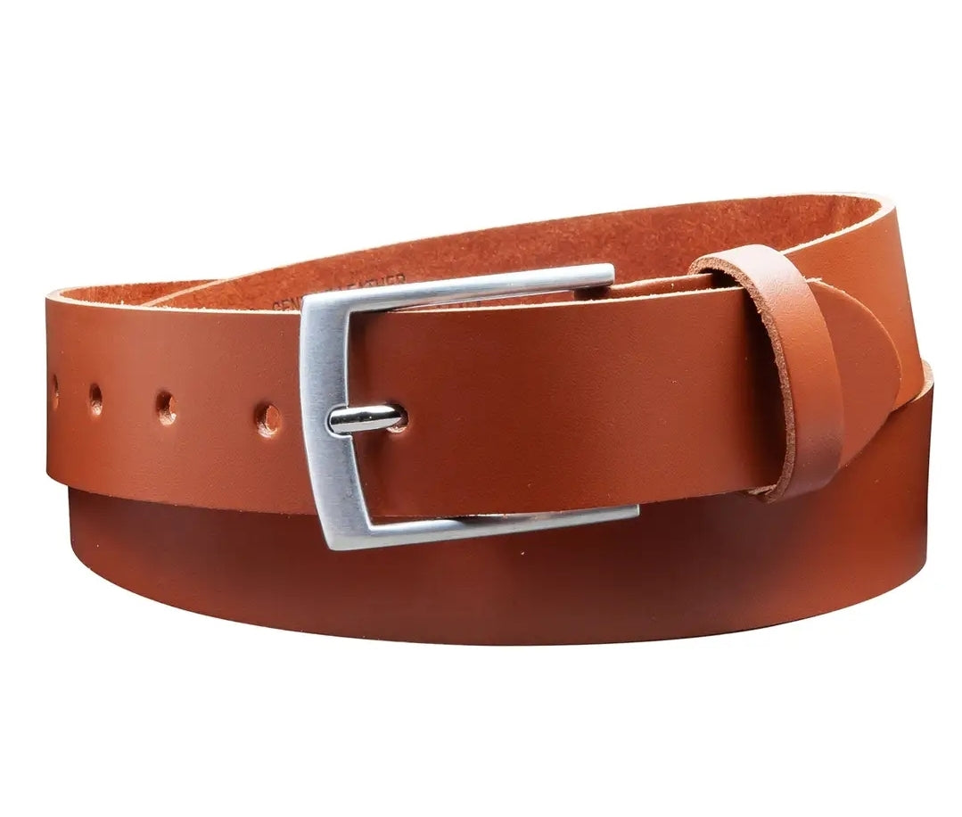 Ceinture 35mm boucle argentée