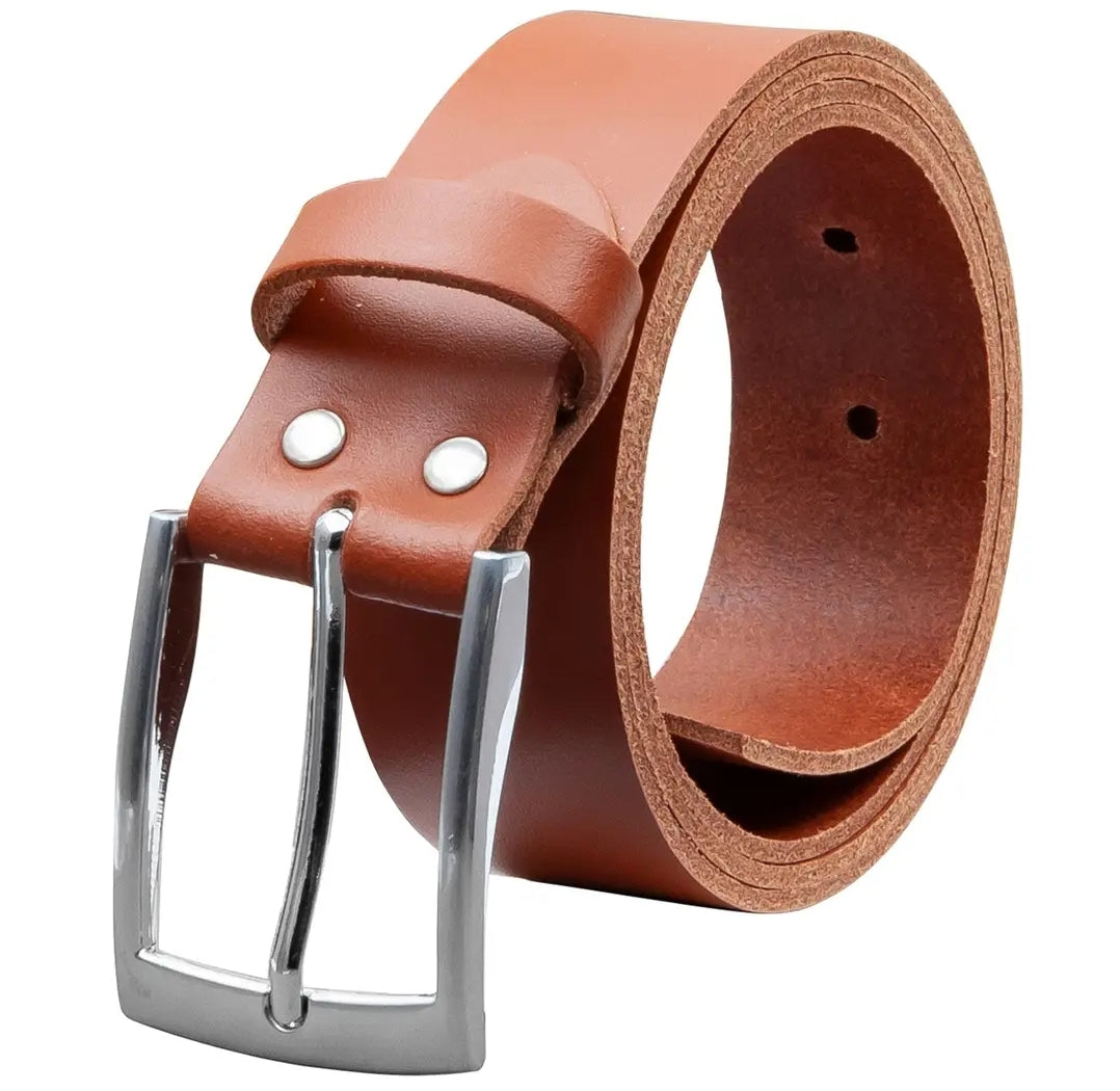 Ceinture 35mm boucle argentée