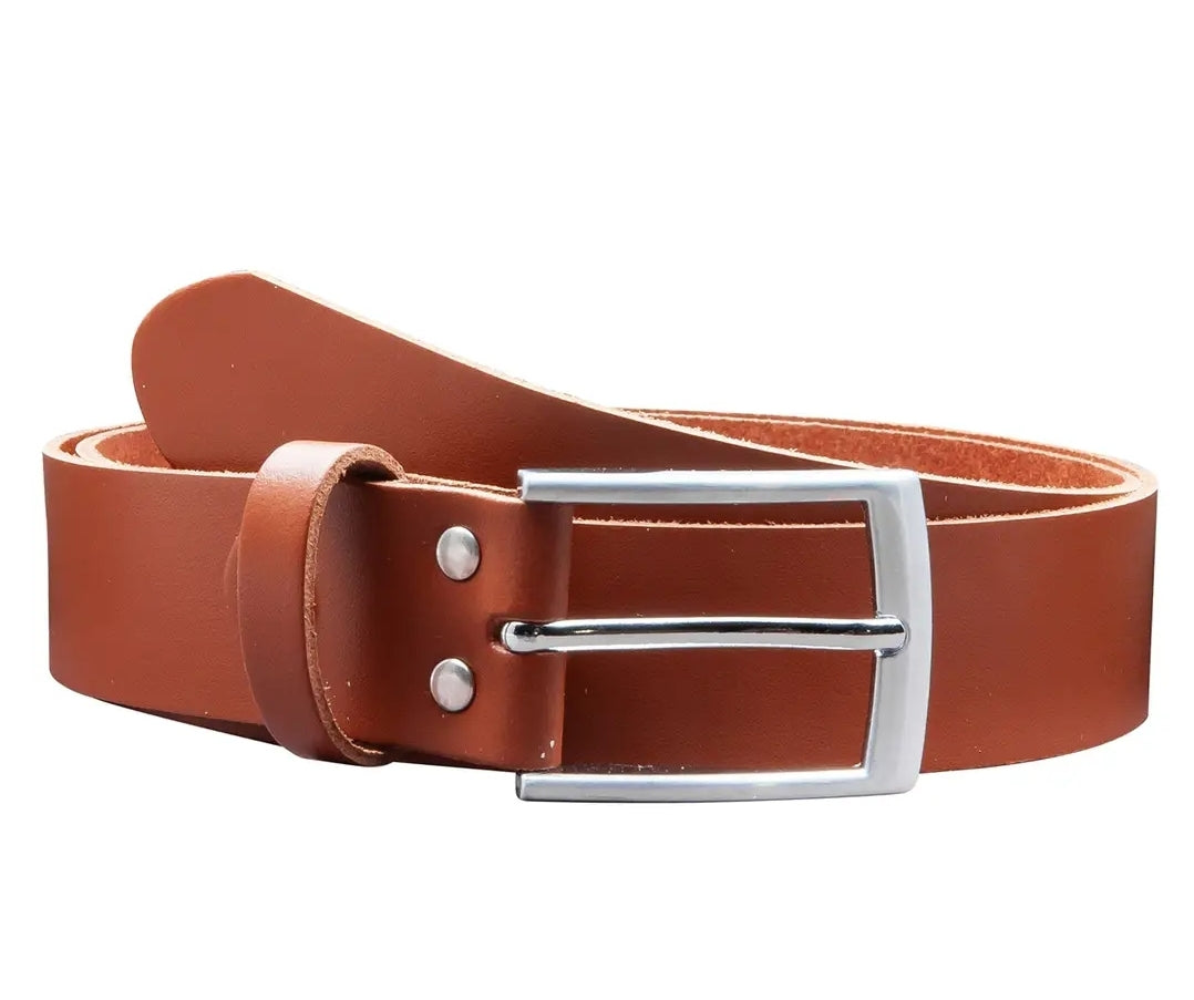 Ceinture 35mm boucle argentée