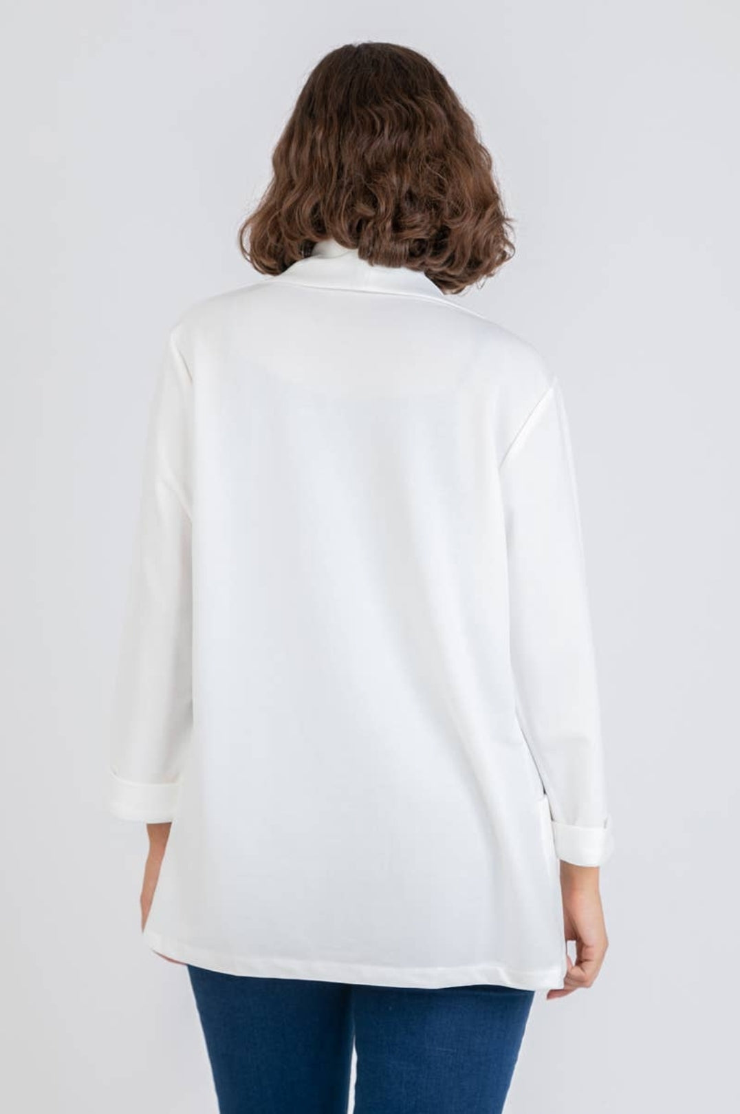Blazer uni blanc