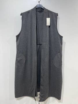 Gilet long gris