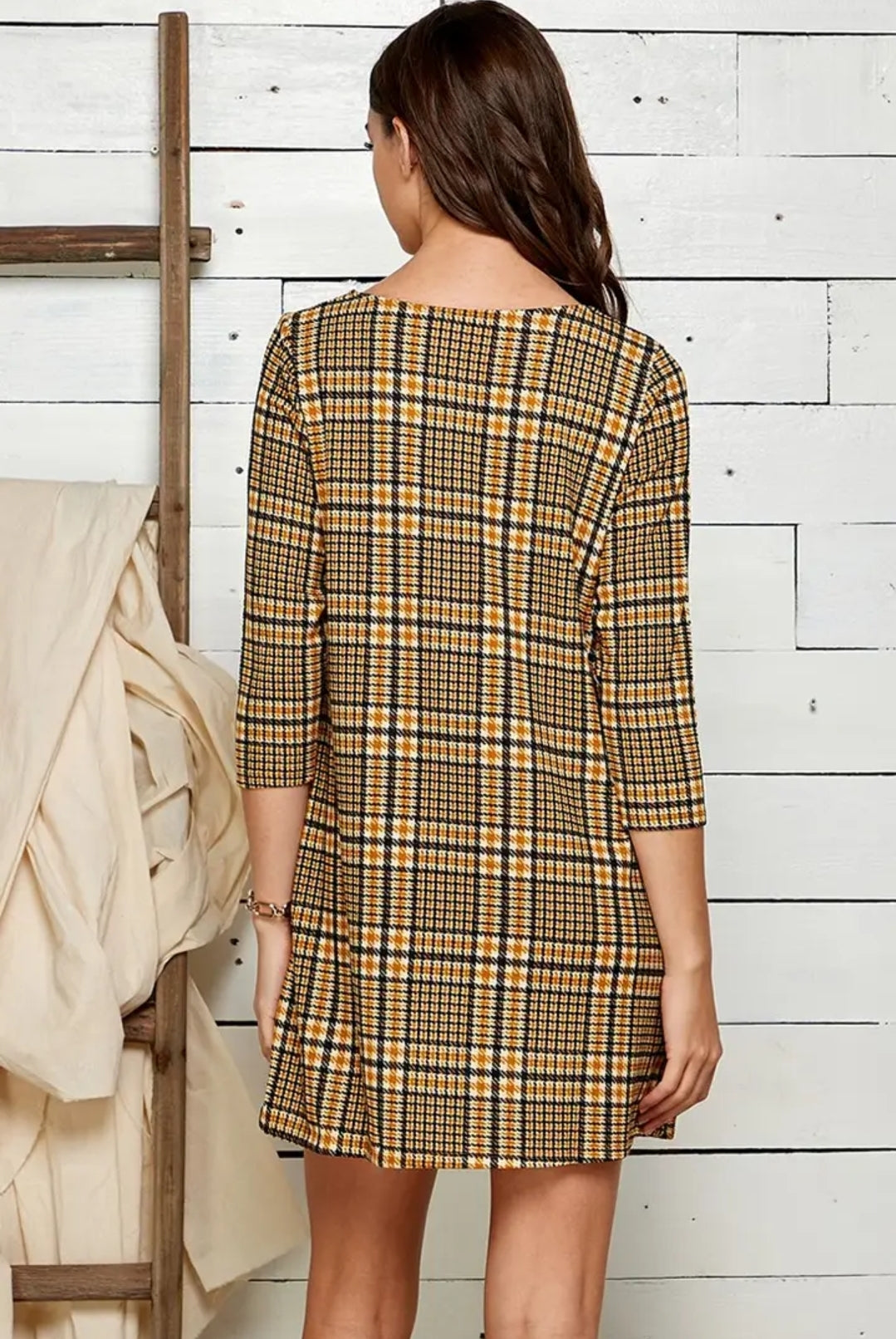 Robe à carreaux