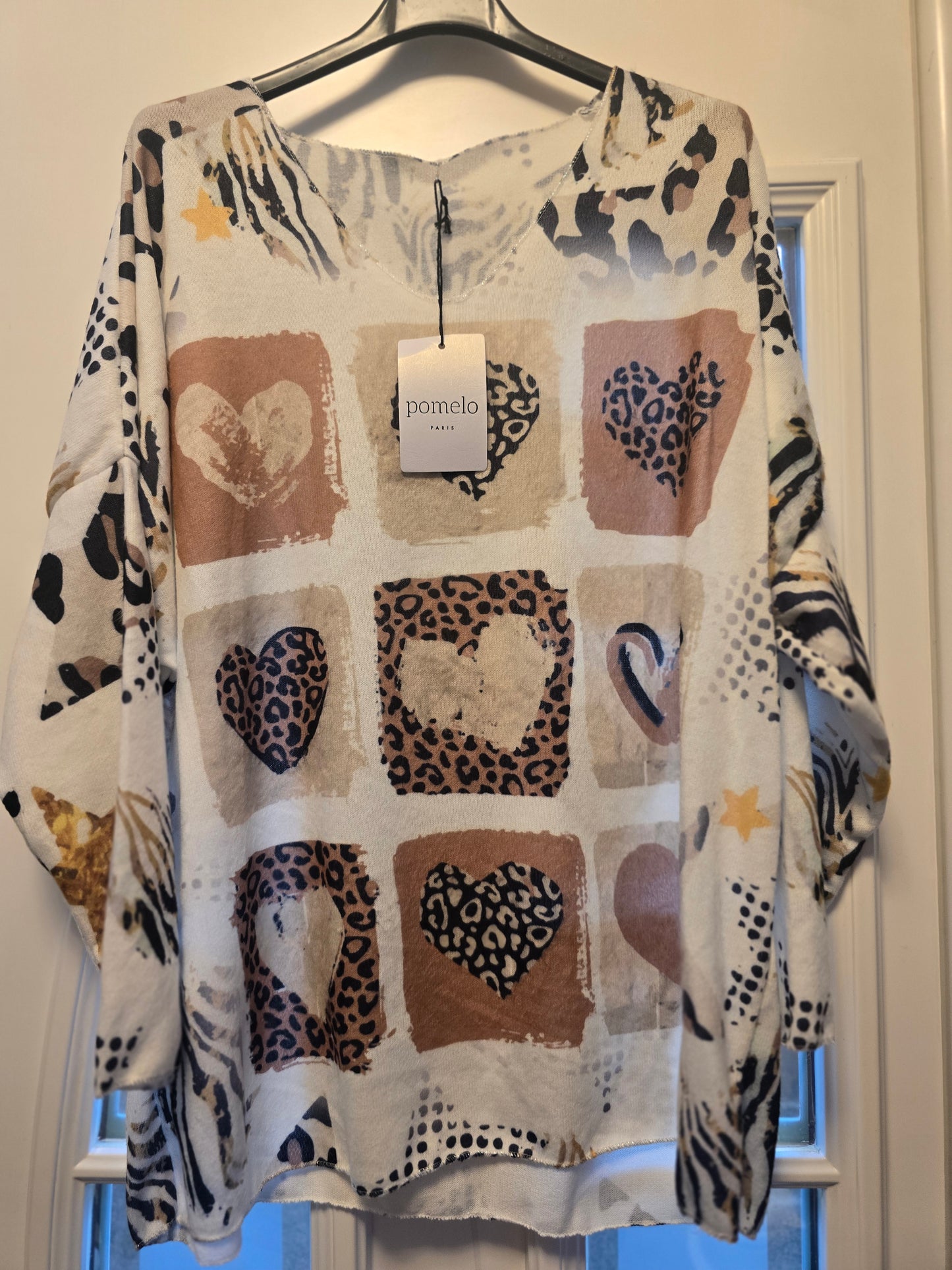 Pull carré leo