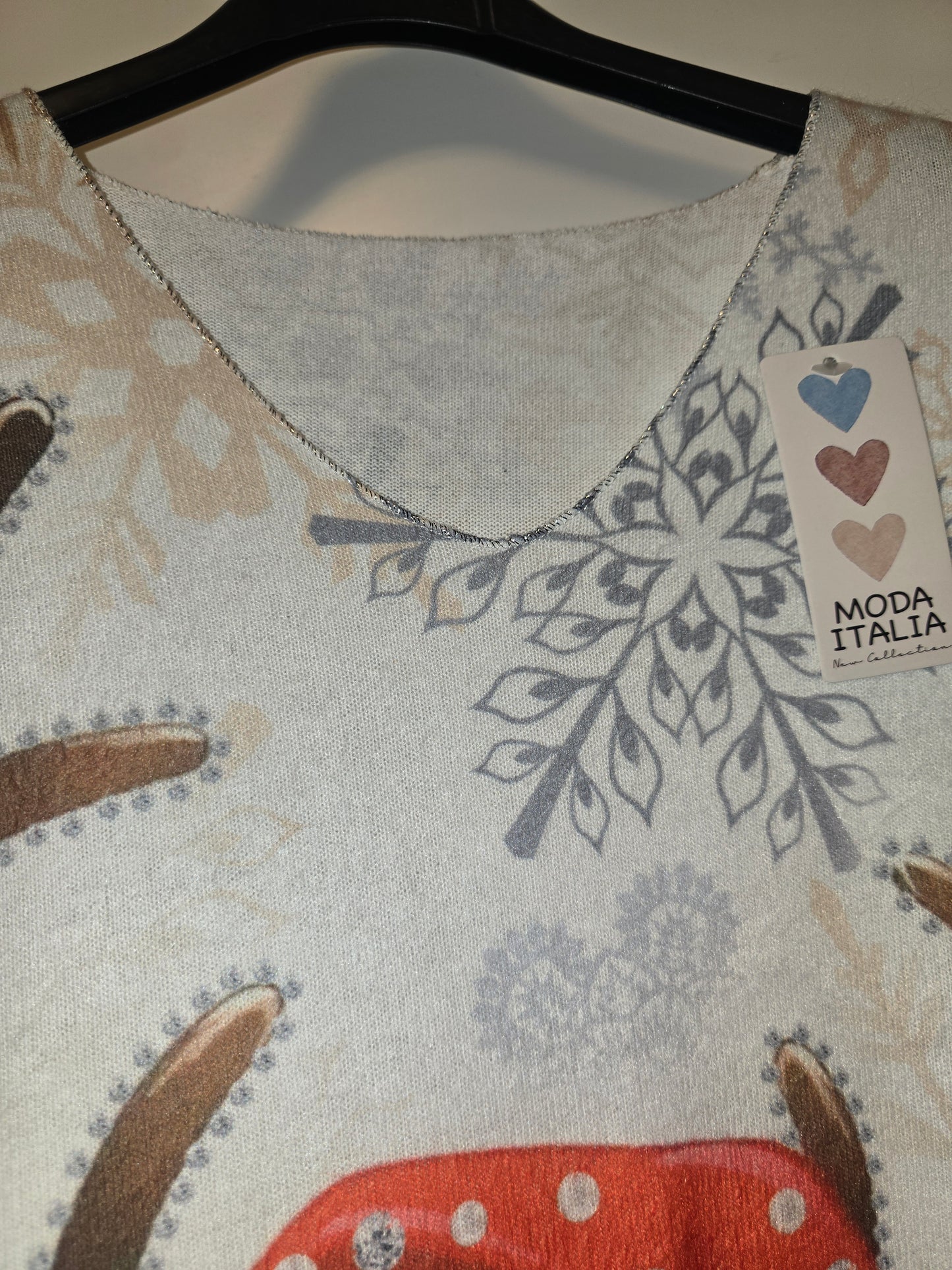 Pull reine de Noël 🎄 blanc