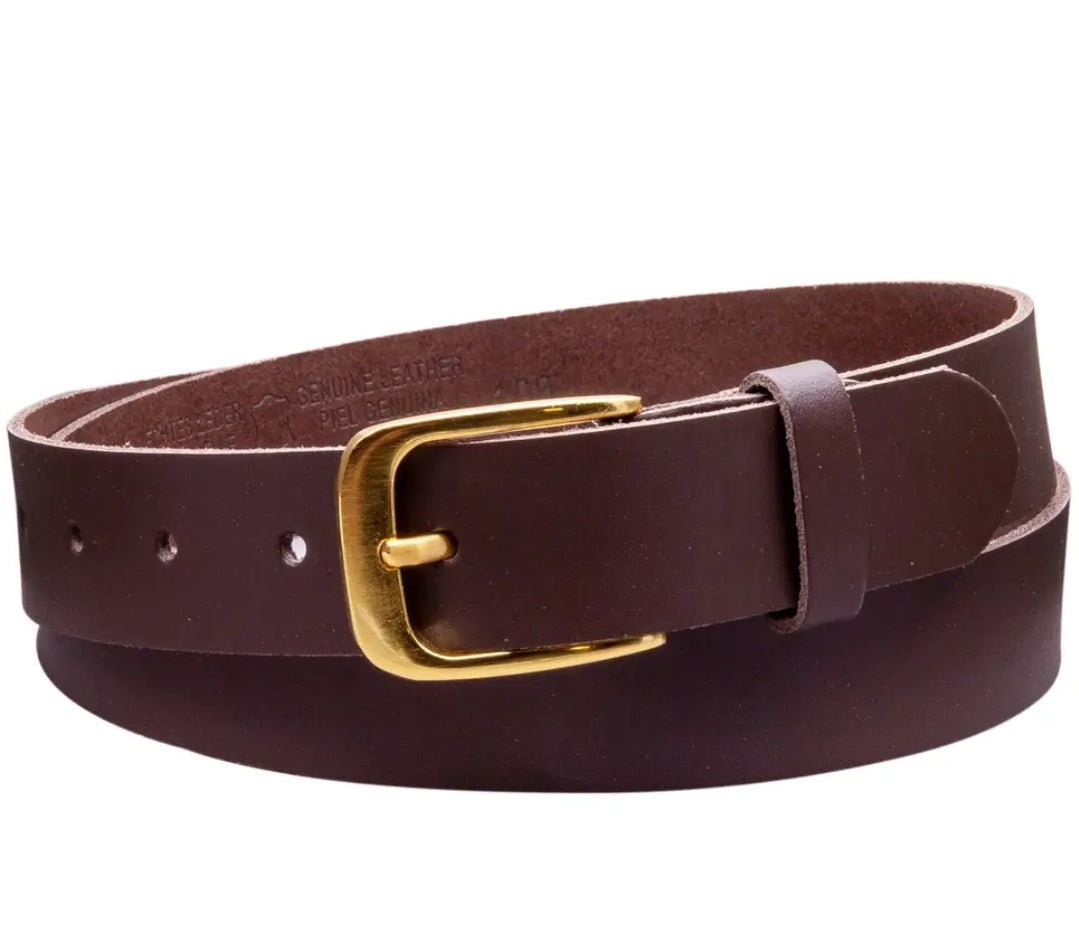 Ceinture 30mm boucle dorée