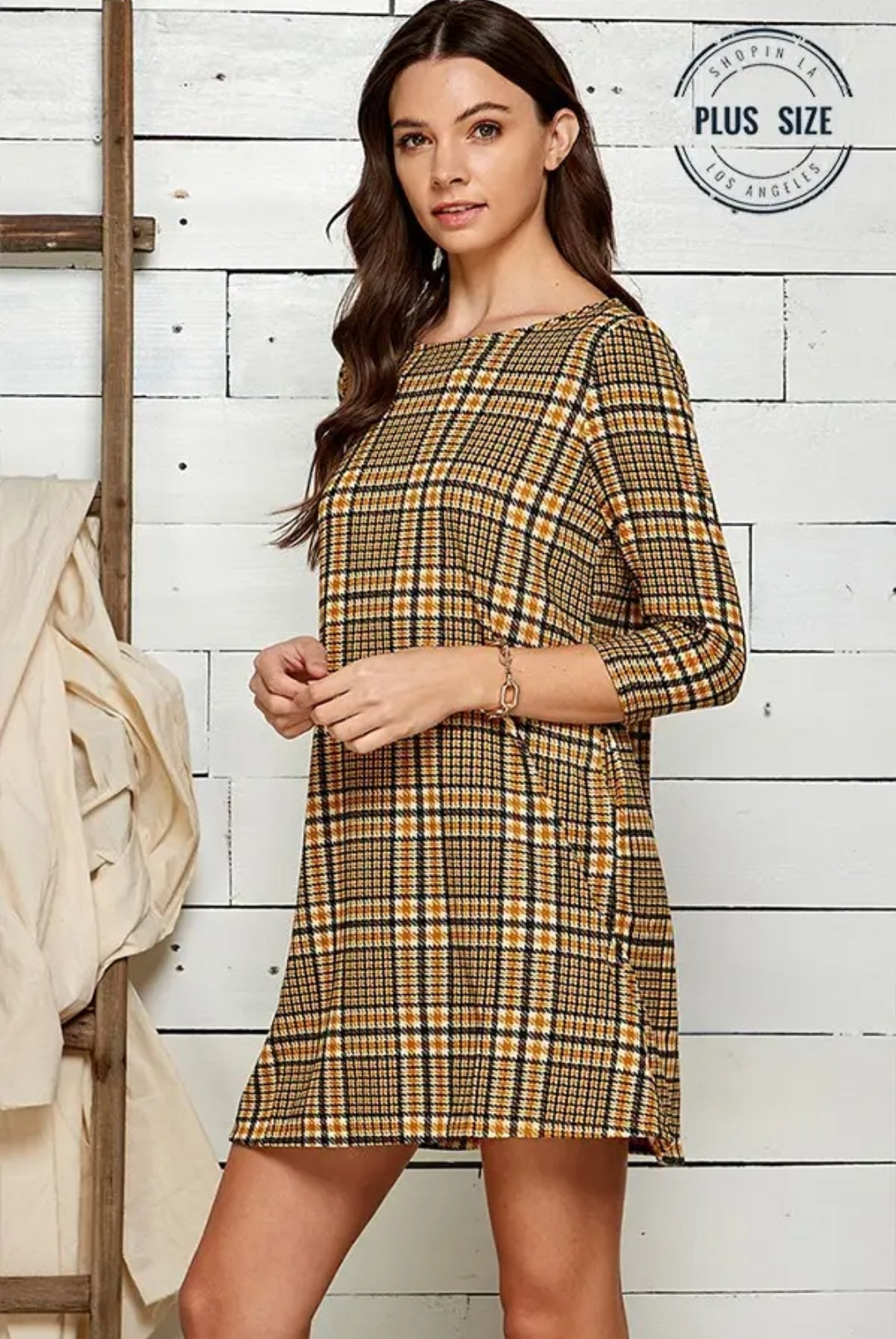 Robe à carreaux